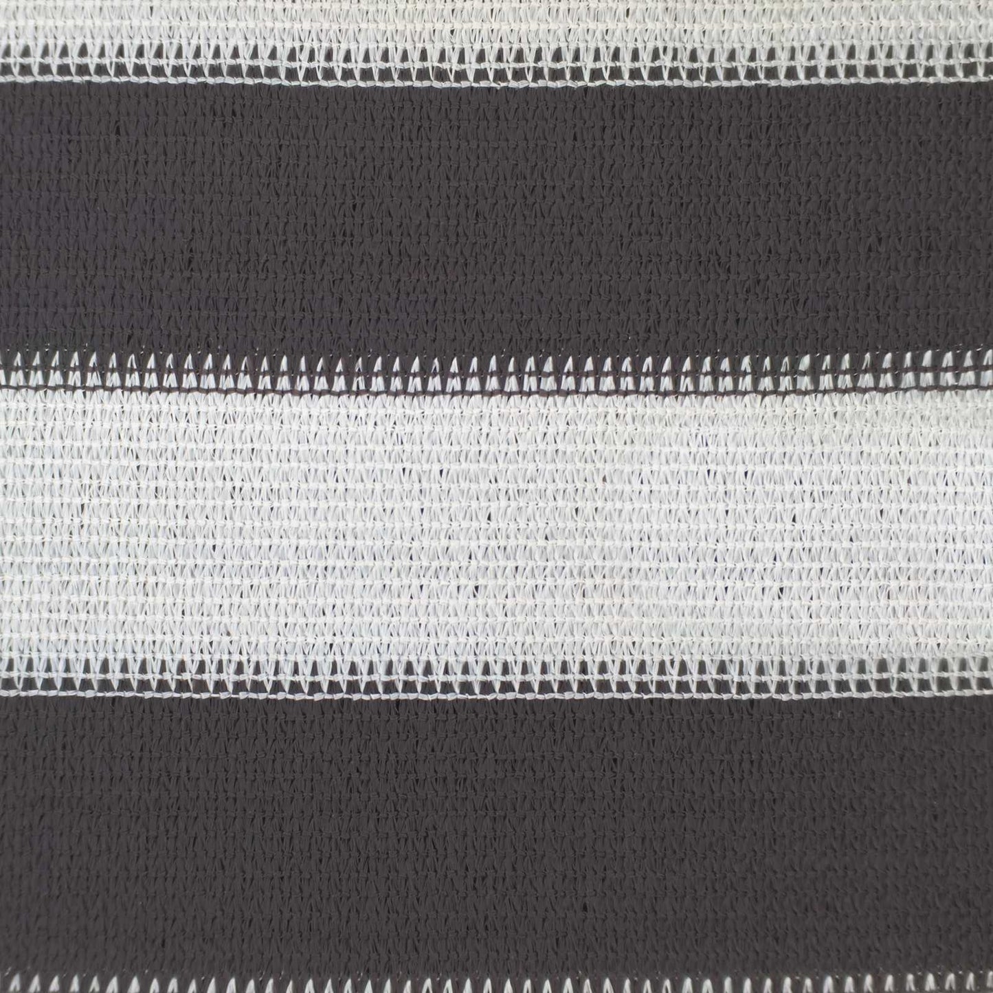 Solsejl 4 / 5 x 3 m HDPE Rektangulær Anthracit og hvid