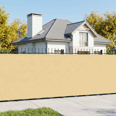 Balkon Afskærmning 200 x 1000 cm Stof med PU-belægning
