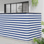 Balkon Afskærmning 150 x 400 cm Stof med PU-belægning