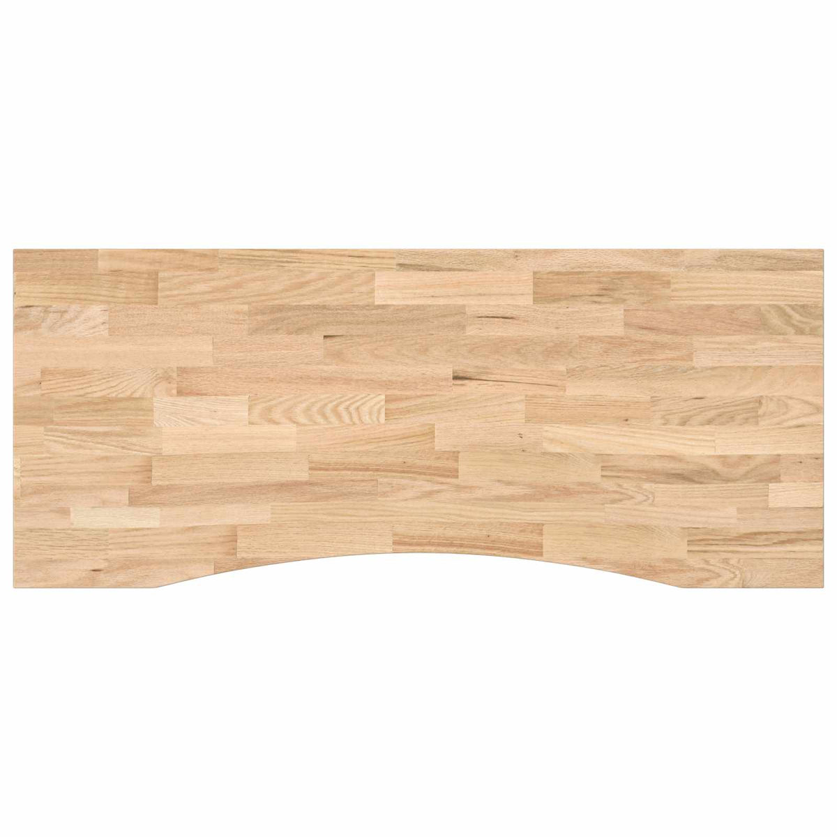Bord med opbevaring Hvid og Naturlig 120 x 60 cm Massivt Eg Træ