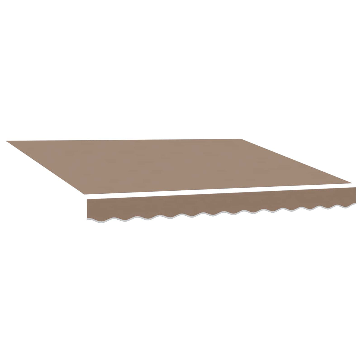 Udtrækkelig markise Gråbrun 3,5 x 2 m