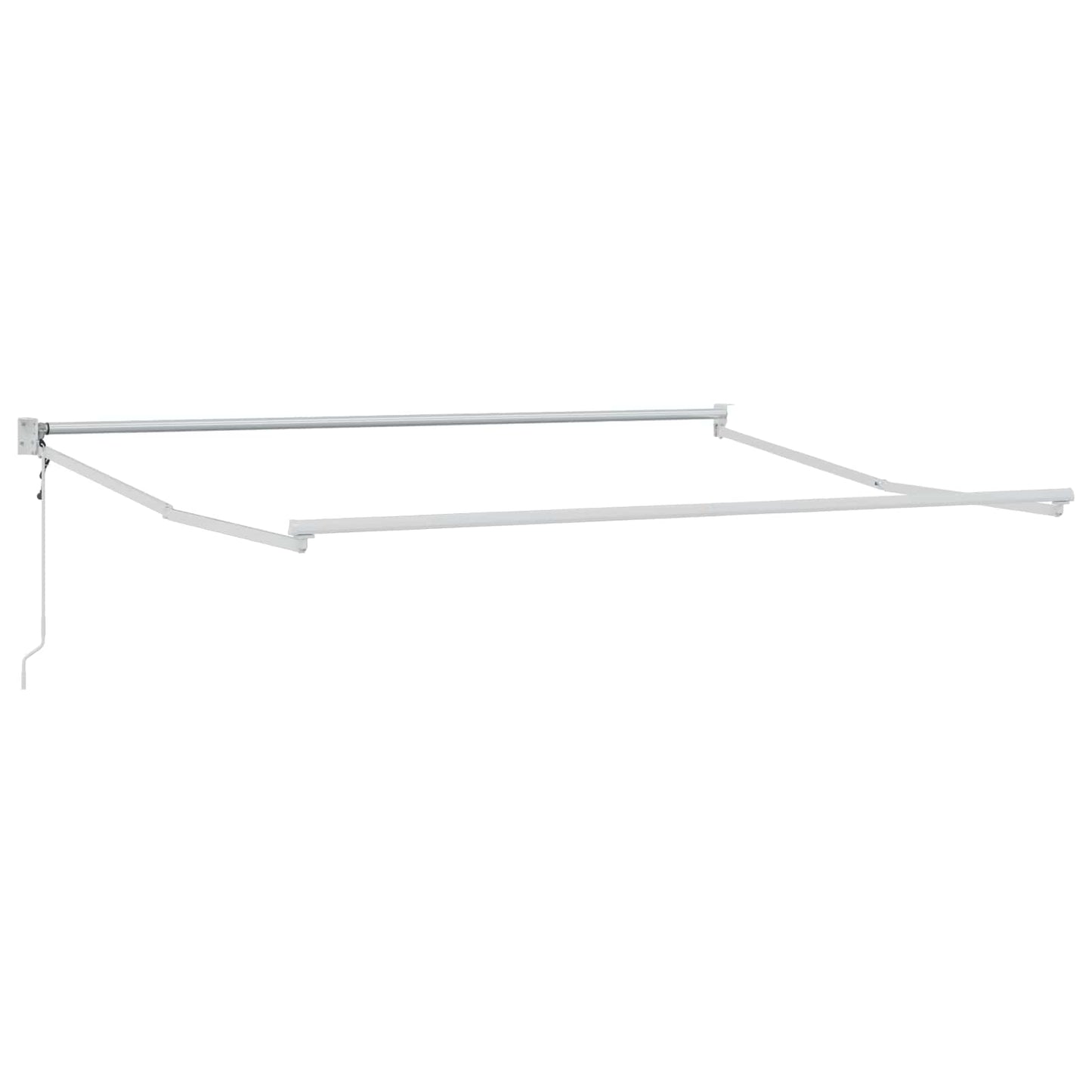 Udtrækkelig markise Gråbrun 3,5 x 2,5 m Polyester og metal