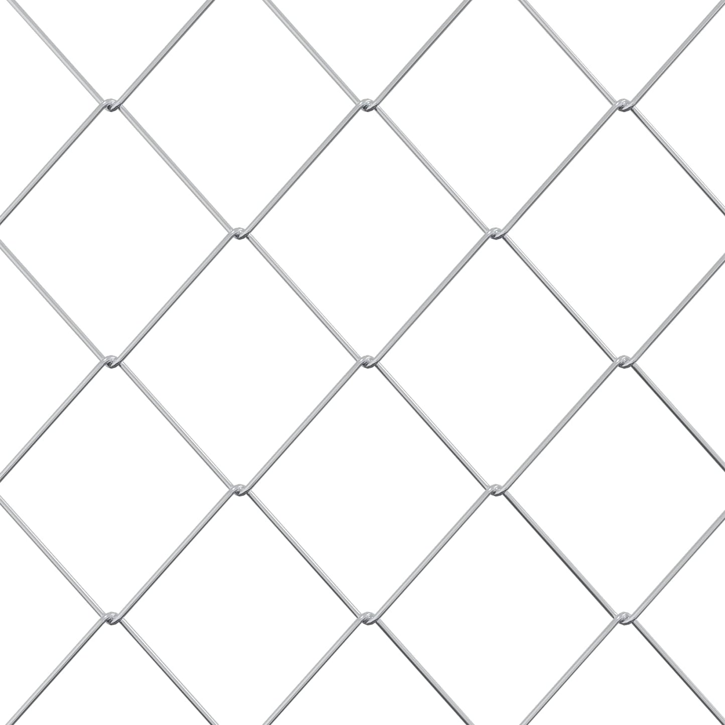 Maschendrahtzaun 2 x 20 m Glas Galvaniseret