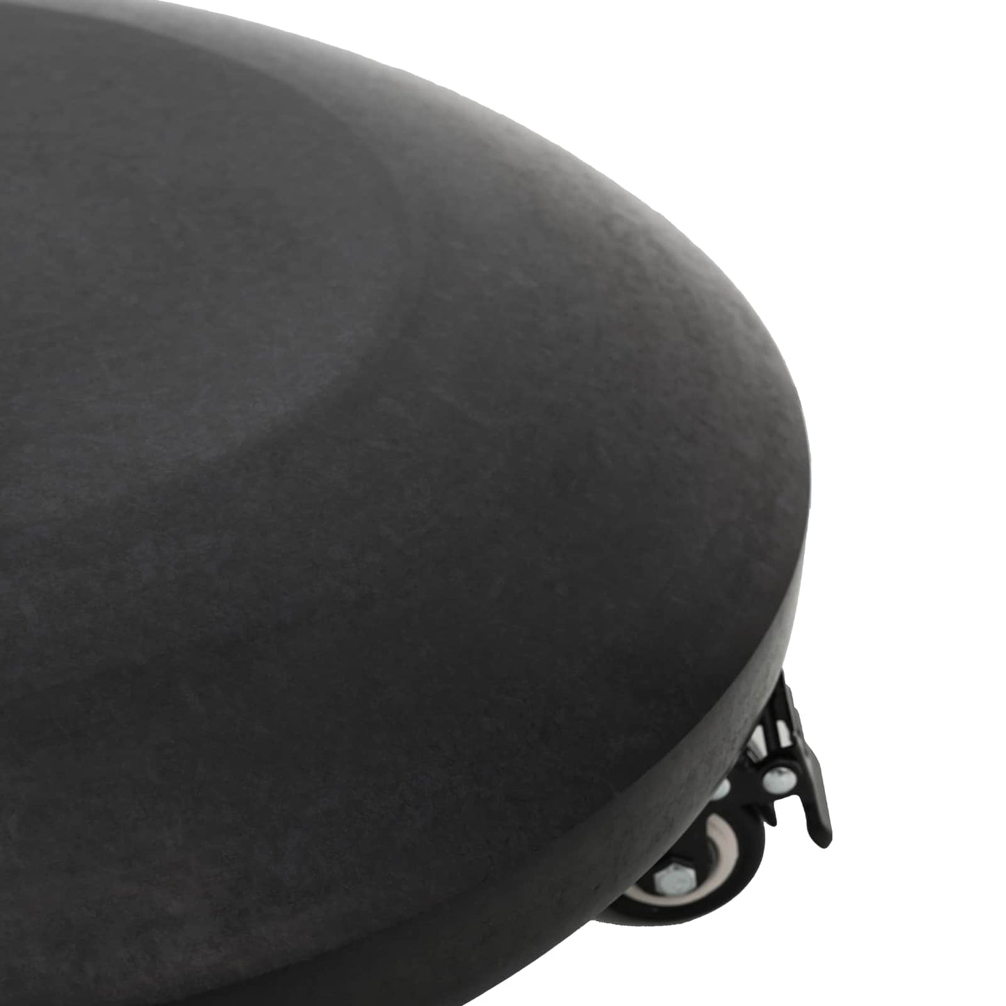 Granitsokkel med hjul til 40-50 mm mast 29 kg Sort