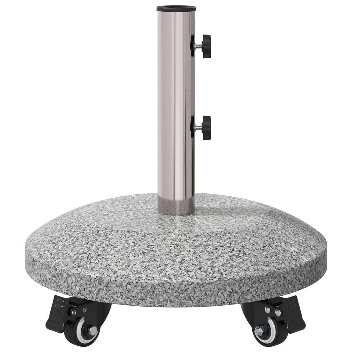 Granitskærm med hjul til 4-5 cm pole 27.2 kg Grå