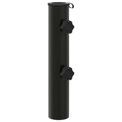 Parasolfodrør 0.6 kg Sort Jern for 40-50 mm Pole