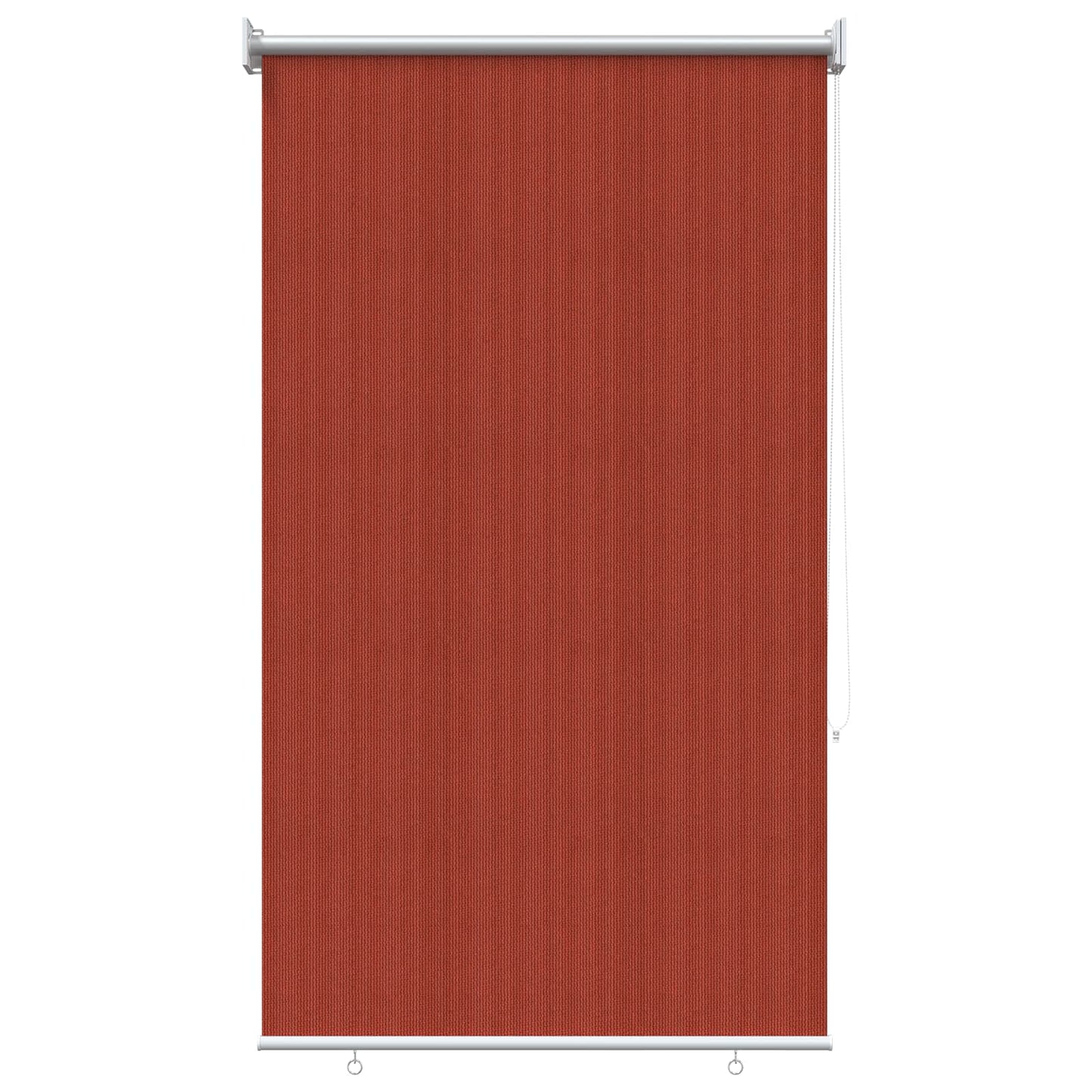 Udendørs rulleskærm 90% UV blok Terracotta 100 x 140 cm HDPE