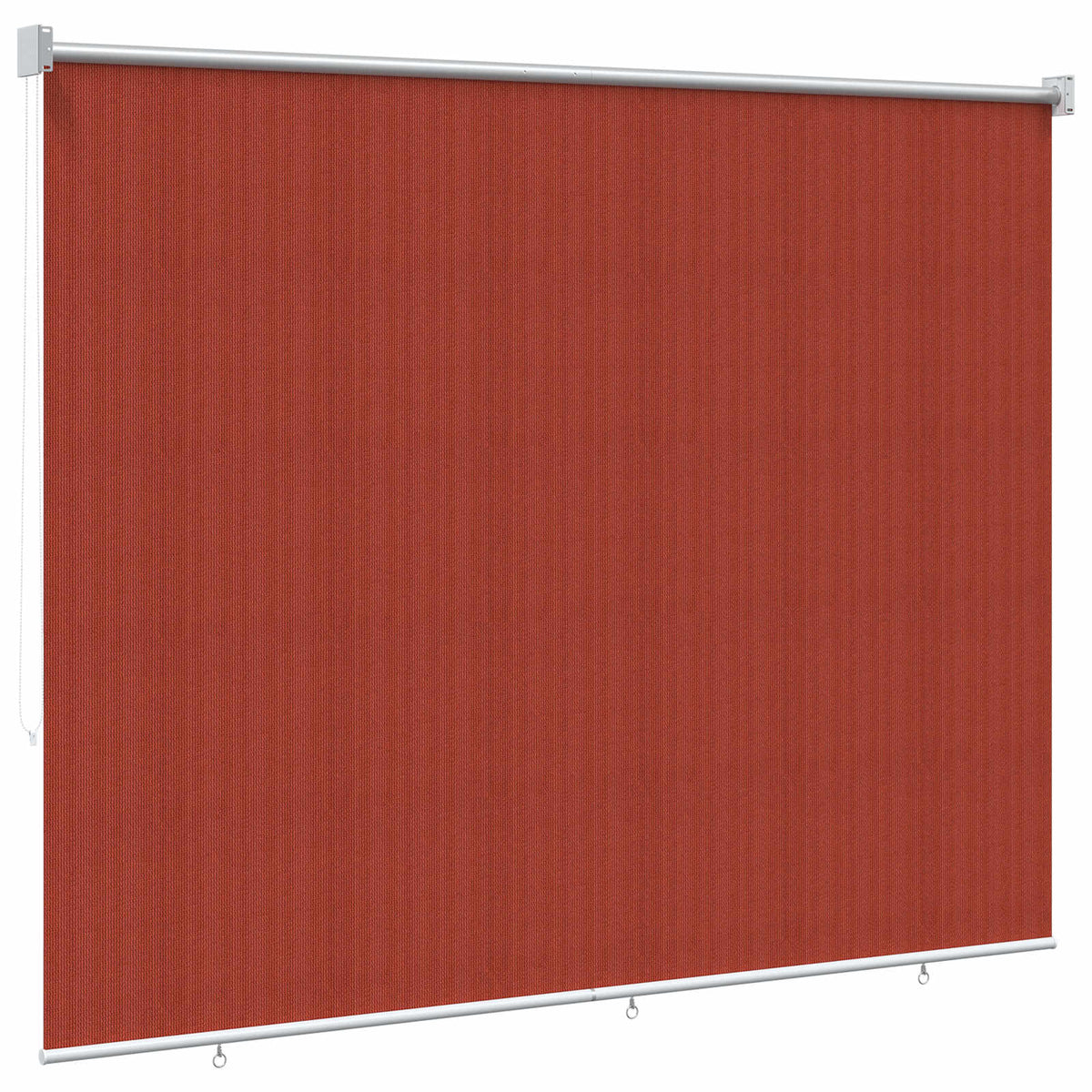 Udendørs rulleskærm 90% UV blok Terracotta 160 x 140 cm HDPE