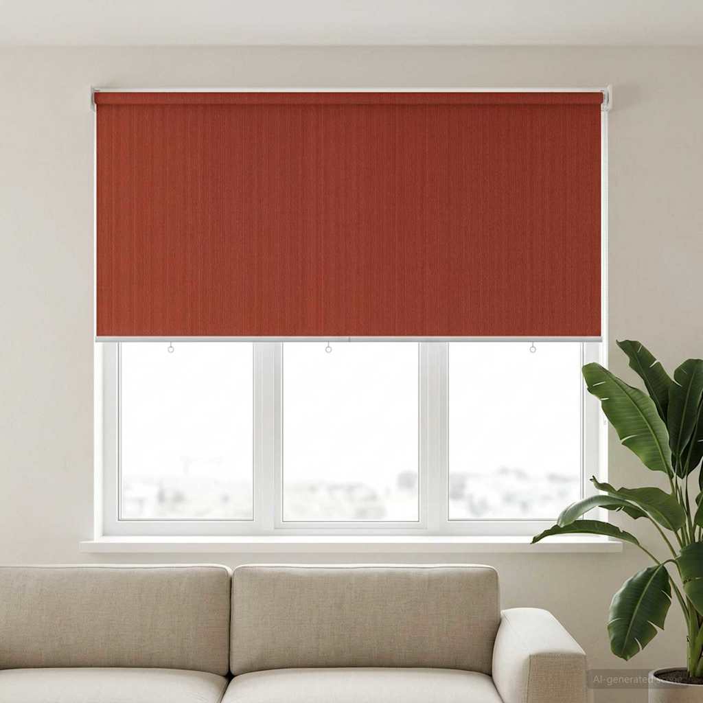 Udendørs rulleskærm 90% UV blok Terracotta 180 x 140 cm HDPE