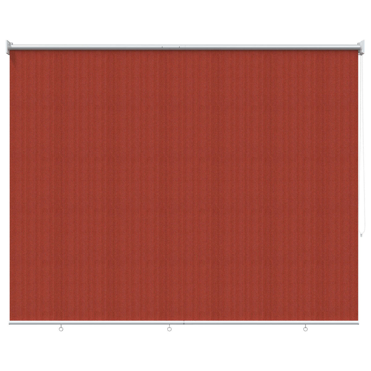 Udendørs rulleskærm 90% UV blok Terracotta 180 x 140 cm HDPE
