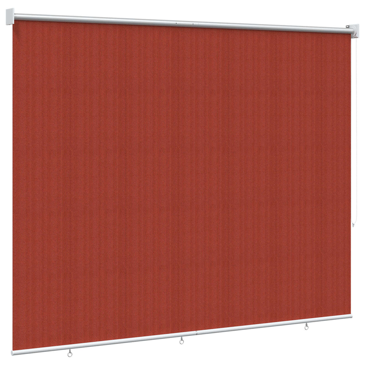 Udendørs rulleskærm 90% UV blok Terracotta 140 x 230 cm HDPE