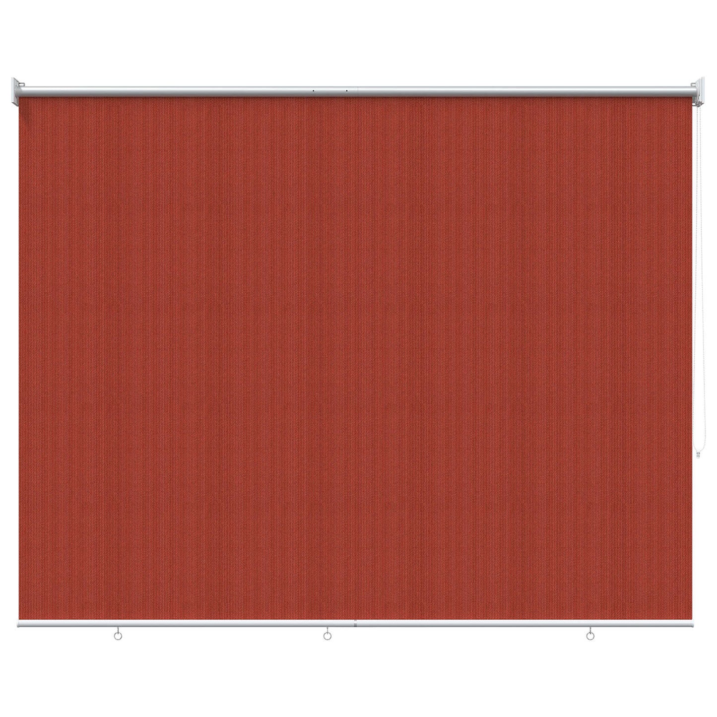 Udendørs rulleskærm 90% UV blok Terracotta 140 x 230 cm HDPE