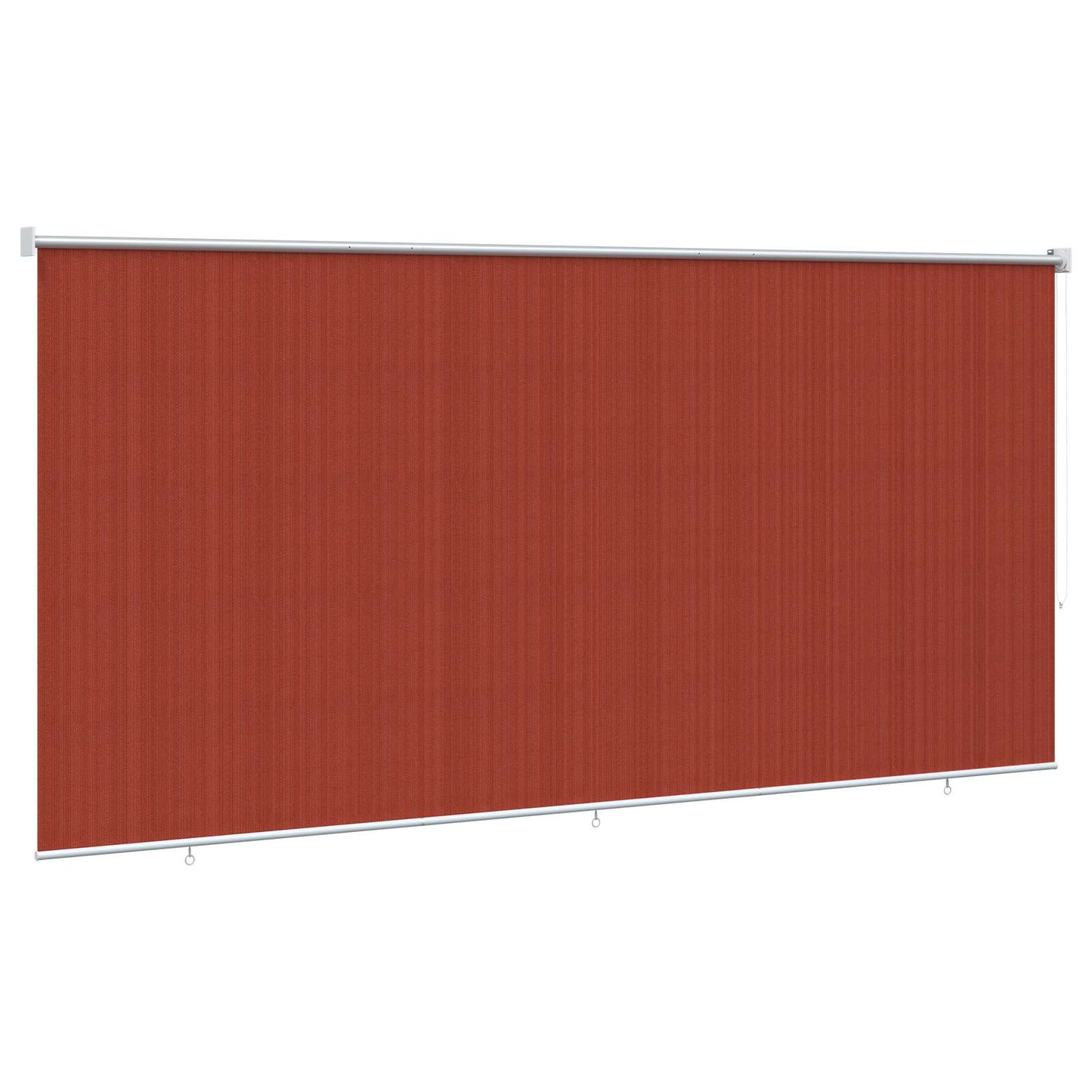 Udendørs rulleskærm 90% UV blok Terracotta 350 x 230 cm HDPE