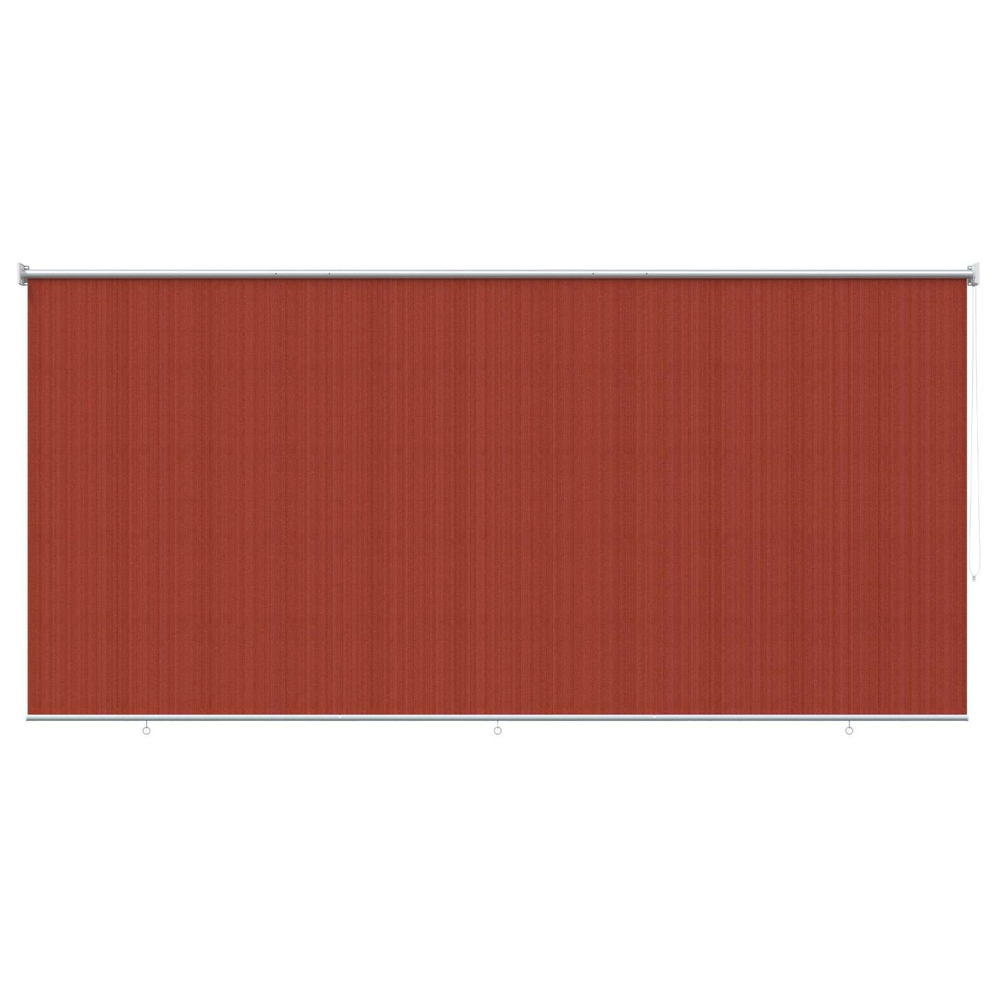 Udendørs rulleskærm 90% UV blok Terracotta 400 x 230 cm HDPE
