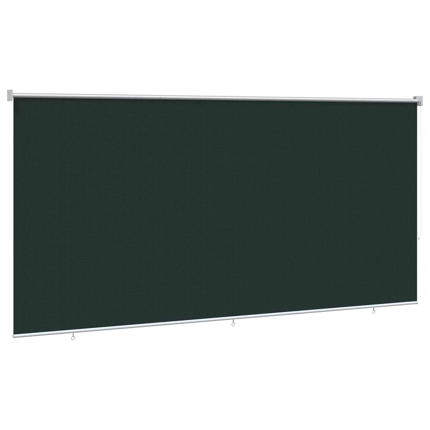 Udendørs rulleskærm 90% UV blok Mørkegrøn 300 x 230 cm HDPE