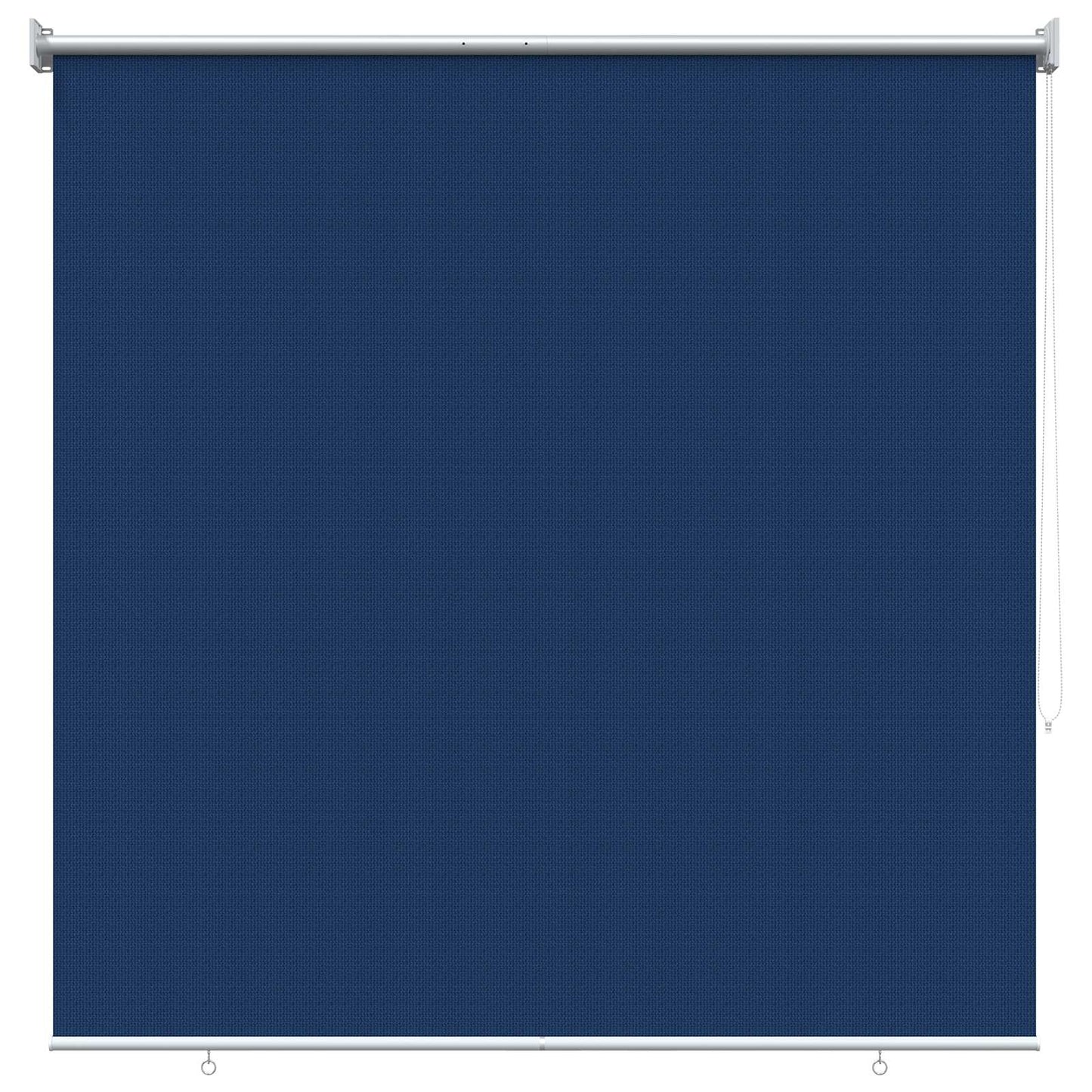 Udendørs rulleskærm 90% UV blok Blå 140 x 140 cm HDPE