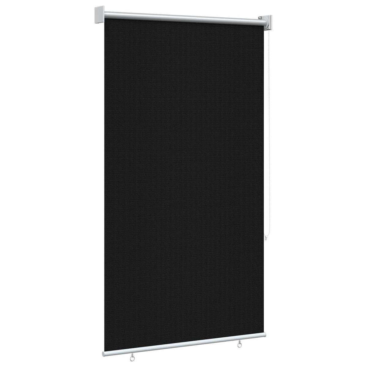 Udendørs rulleskærm 90% UV blok Sort 80 x 230 cm HDPE