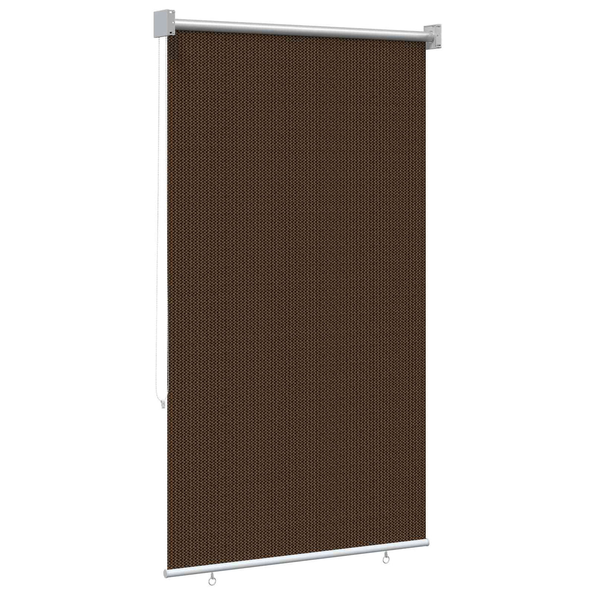 Udendørs rulleskærm 90% UV blok Brun 80 x 140 cm HDPE