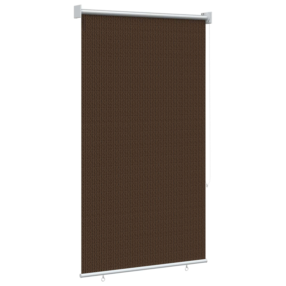 Udendørs rulleskærm 90% UV blok Brun 80 x 230 cm HDPE