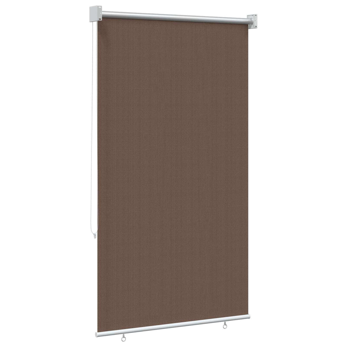 Udendørs rulleskærm 90% UV blok Gråbrun 60 x 140 cm HDPE