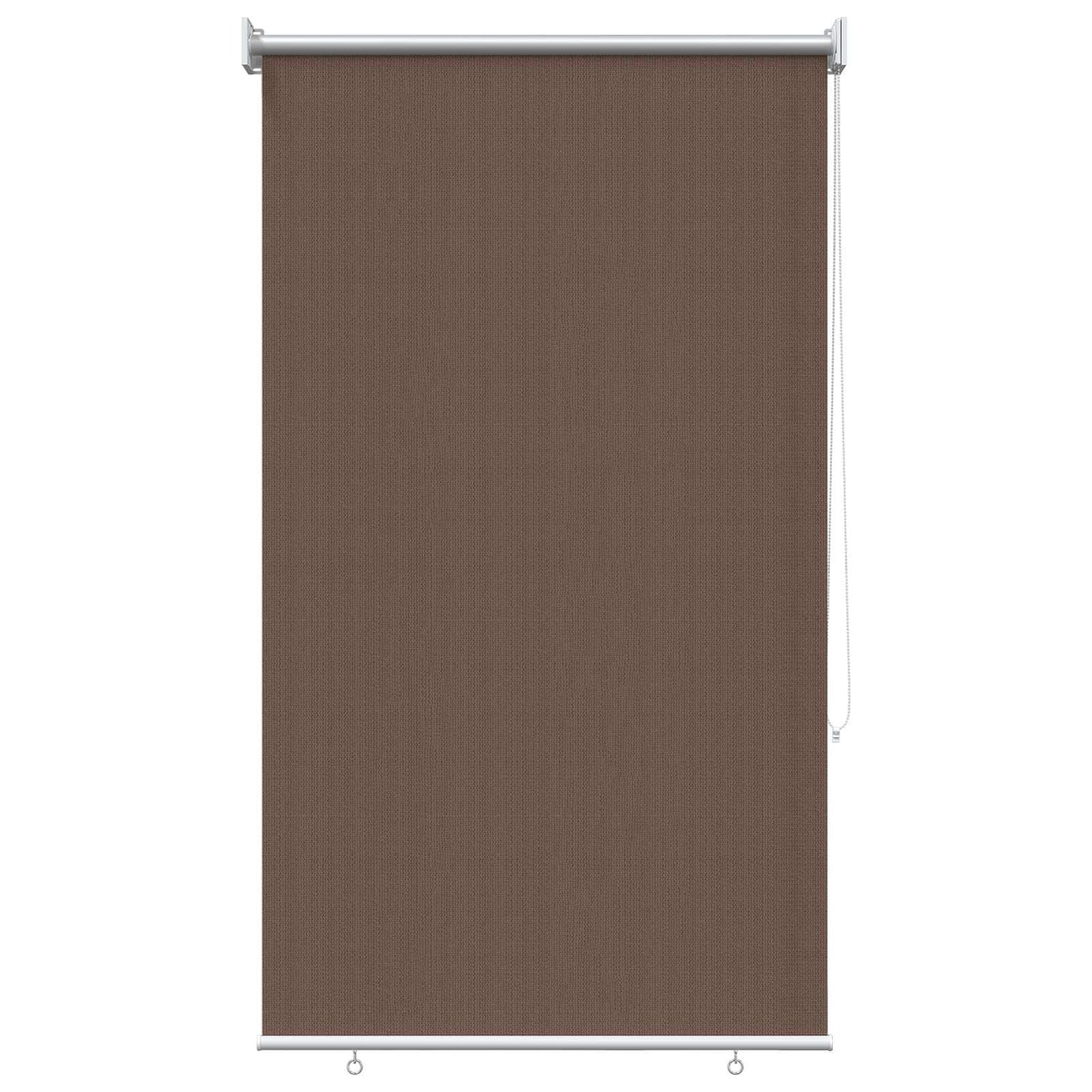 Udendørs rulleskærm 90% UV blok Gråbrun 60 x 140 cm HDPE
