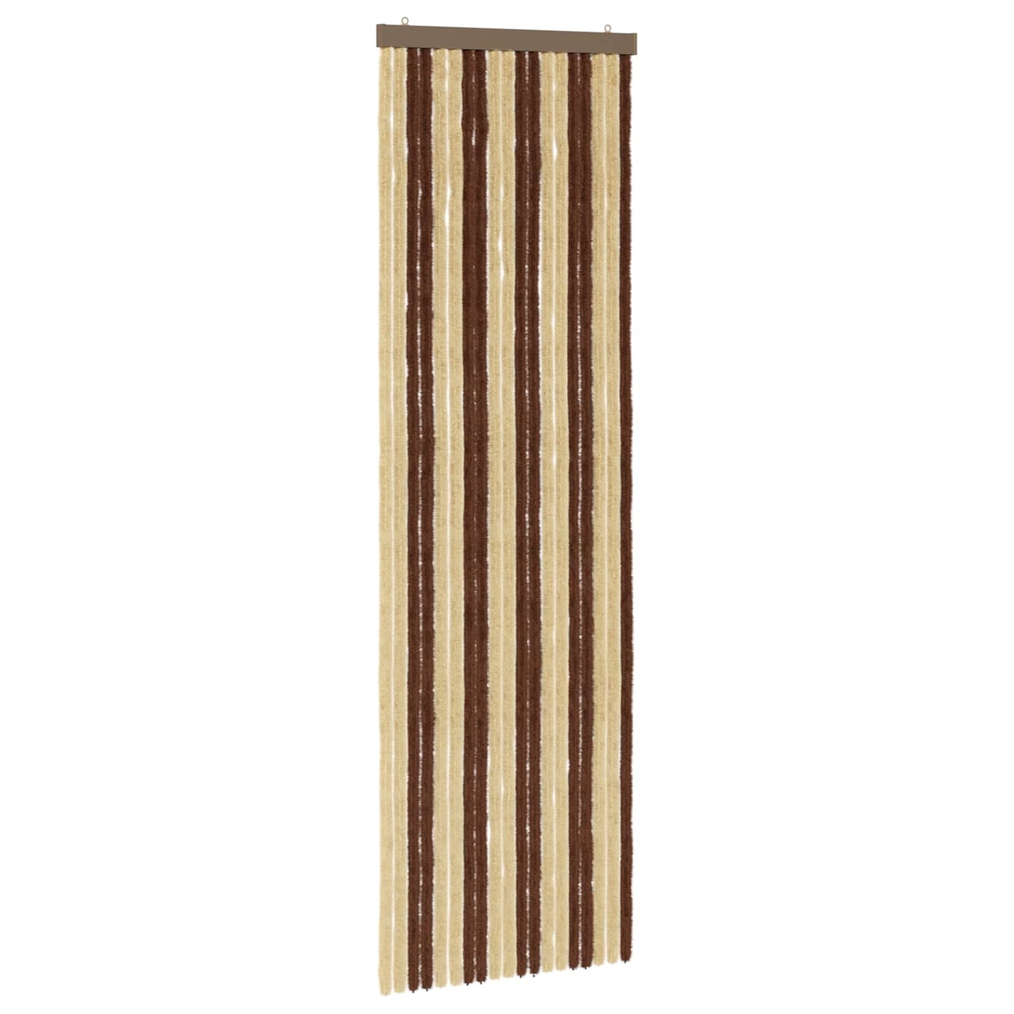 Insektgardin i chenille Brun og Beige 56 x 185 cm 100% PP