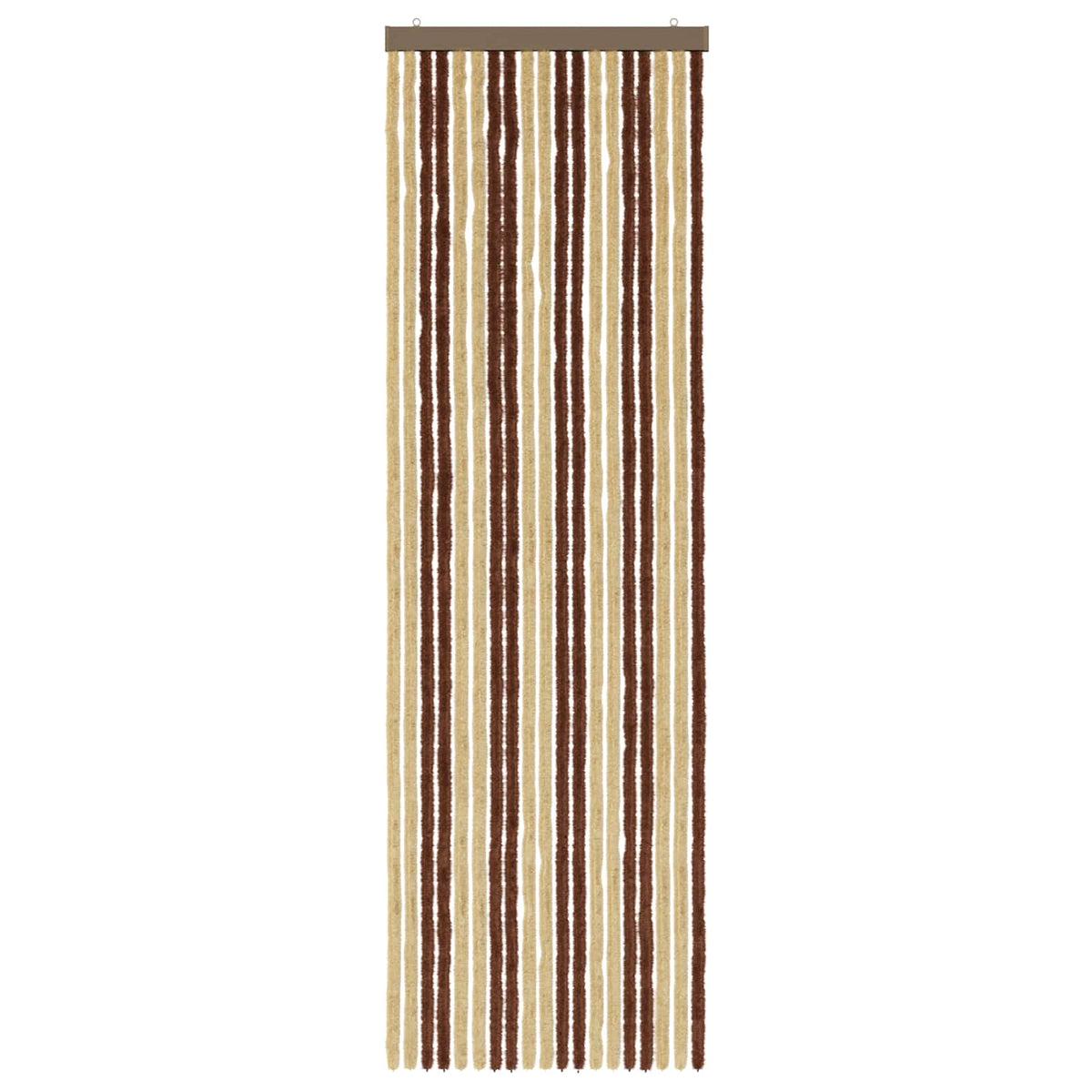 Insektgardin i chenille Brun og Beige 56 x 185 cm 100% PP