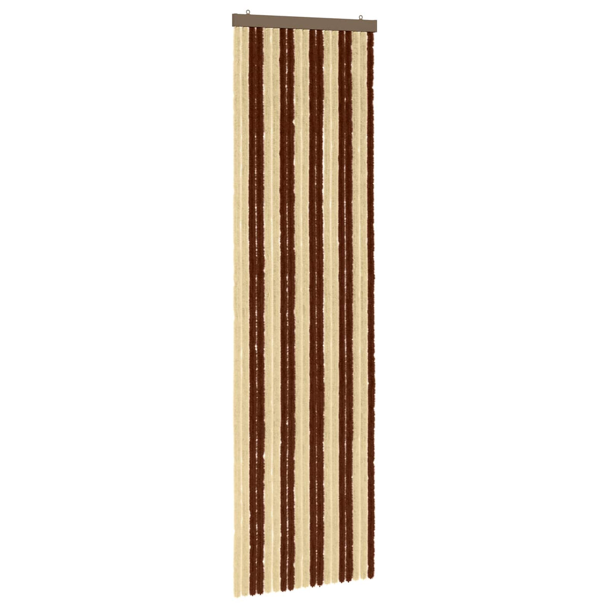 Insektgardin i chenille Brun og Beige 56 x 200 cm 100% PP