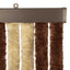 Insektgardin i chenille Brun og Beige 90 x 220 cm 100% PP