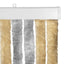 Insektgardin i chenille Grå og beige 56 x 185 cm 100% PP
