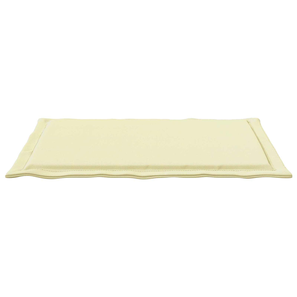 Sædepuder 2 stk. Polyester Cremefarvet 47 x 36 x 2 cm