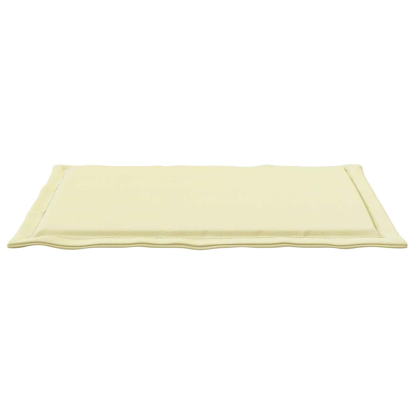 Sædepuder 4 stk. Polyester Cremefarvet 47 x 36 x 2 cm