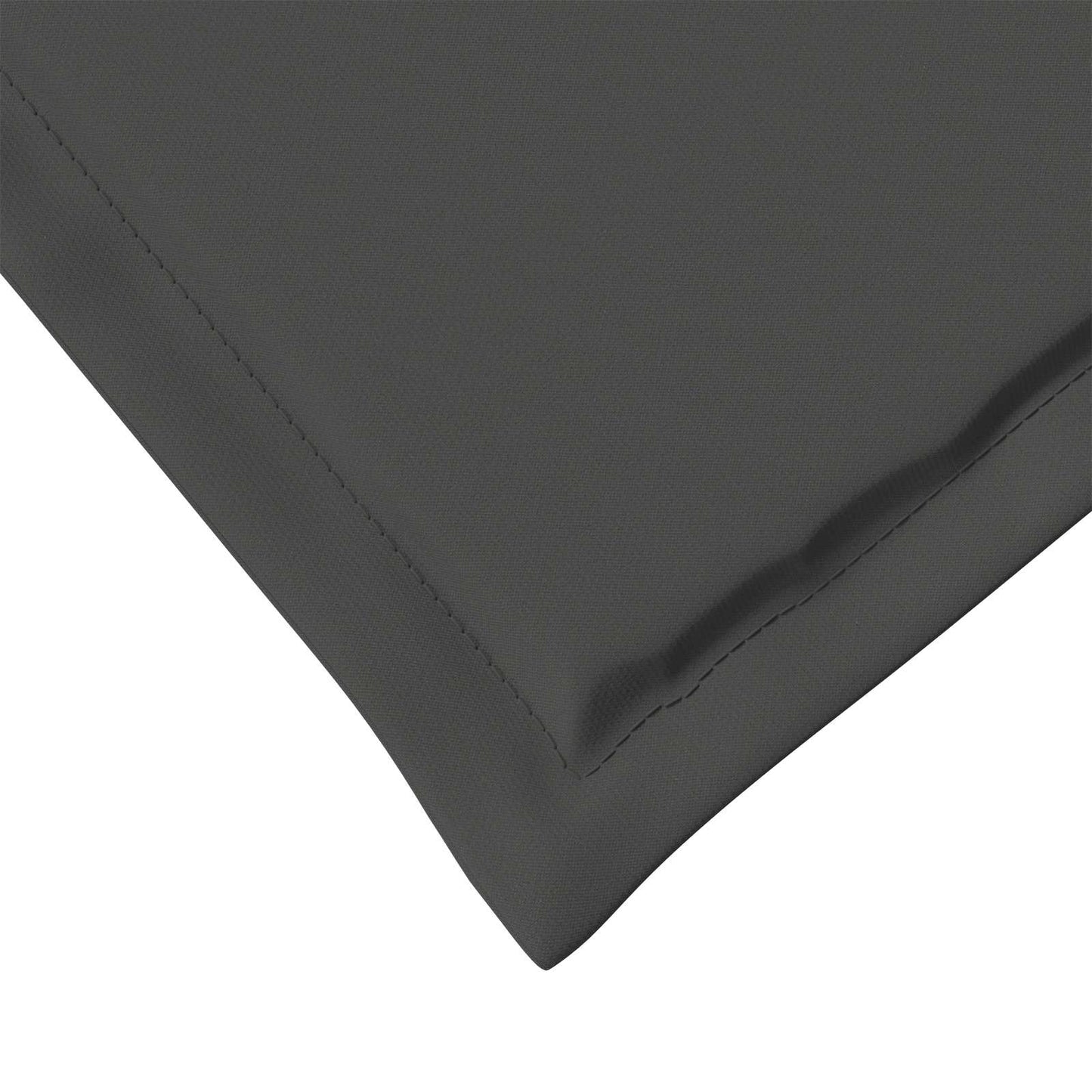 Sædepuder 4 stk. Polyester Antracit 47 x 36 x 2 cm