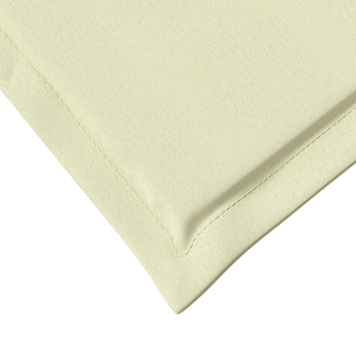 Sæde- og rygpuder Polyester Cremefarvet 47 x 45 x 2 cm