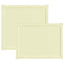 Sæde- og rygpuder Polyester Cremefarvet 47 x 45 x 2 cm