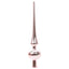 Kunstigt Hinged Juletræ Hvid 210 cm PVC og Stål