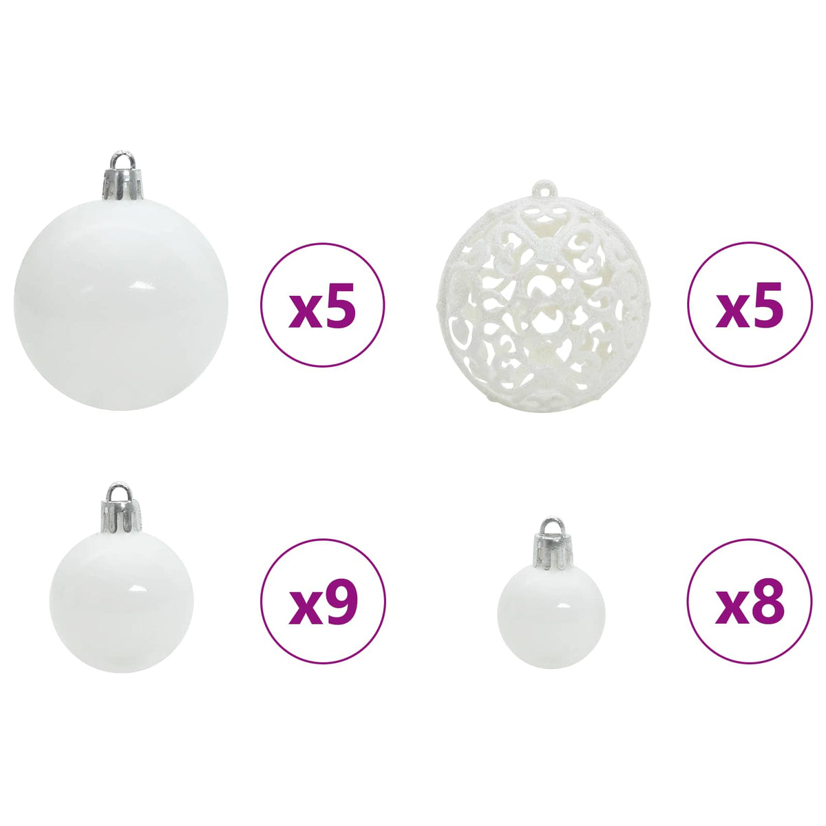 Kunstigt juletræ med 150 LED'er Hvid 150 cm PVC og Stål