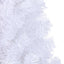 Kunstigt juletræ med 300 LED'er Hvid 210 cm PVC og Stål