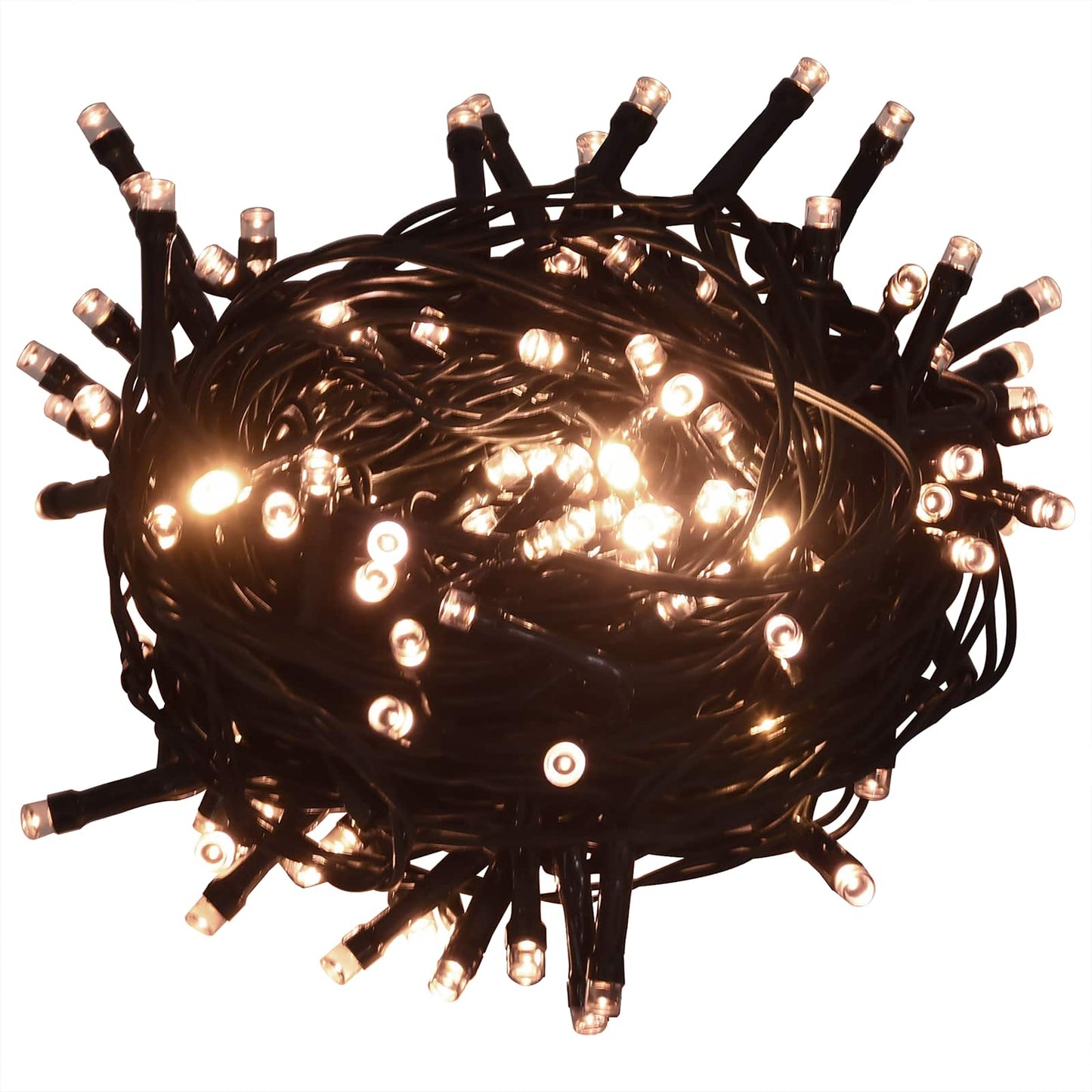 Kunstigt juletræ med 150 LED'er Hvid 120 cm PVC og Stål