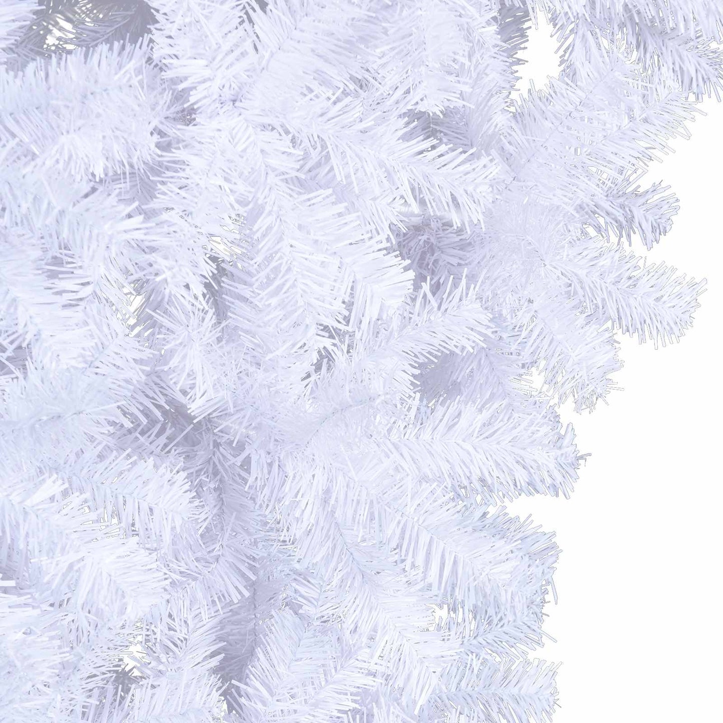 Kunstigt juletræ med 150 LED'er Hvid 120 cm PVC og Stål