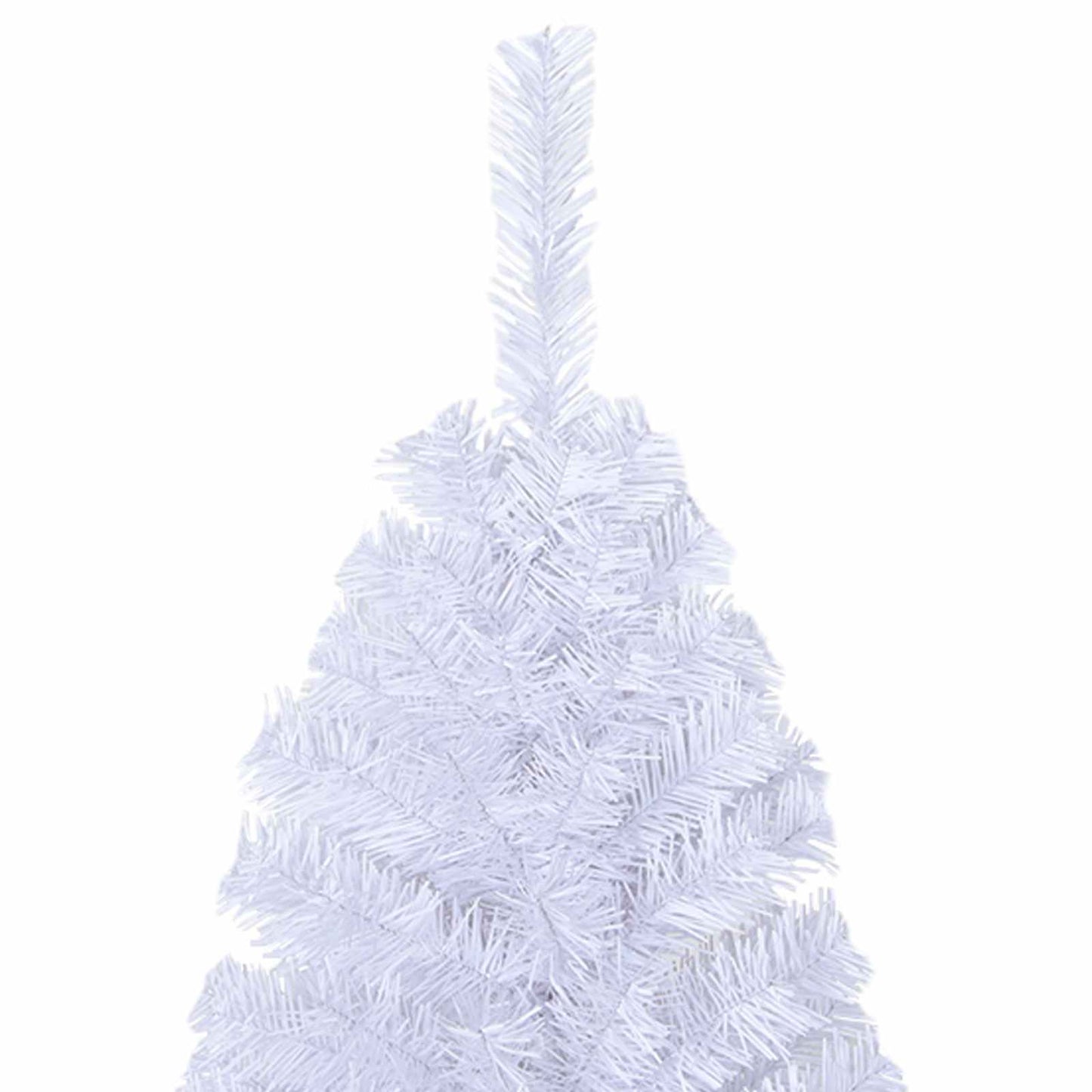 Kunstigt juletræ Hvid 120 cm PVC og Stål