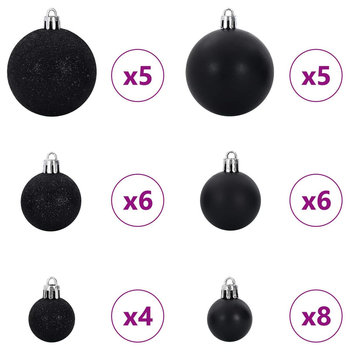 Kunstigt juletræ Hvid 150 cm PVC og Stål