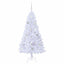 Kunstigt juletræ Hvid 150 cm PVC og Stål