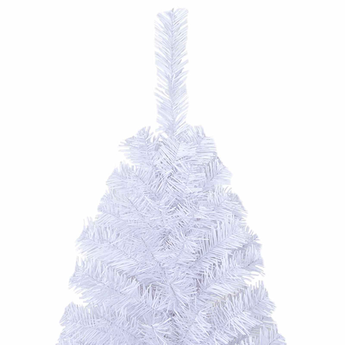 Kunstigt juletræ Hvid 150 cm PVC og Stål
