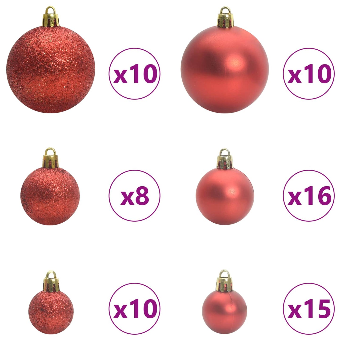 Kunstigt juletræ med 300 LED'er Hvid 180 cm PVC og Stål