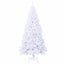 Kunstigt juletræ med 300 LED'er Hvid 210 cm PVC og Stål