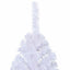 Kunstigt juletræ Hvid 240 cm PVC og Stål