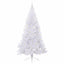 Kunstigt juletræ Hvid 240 cm PVC og Stål