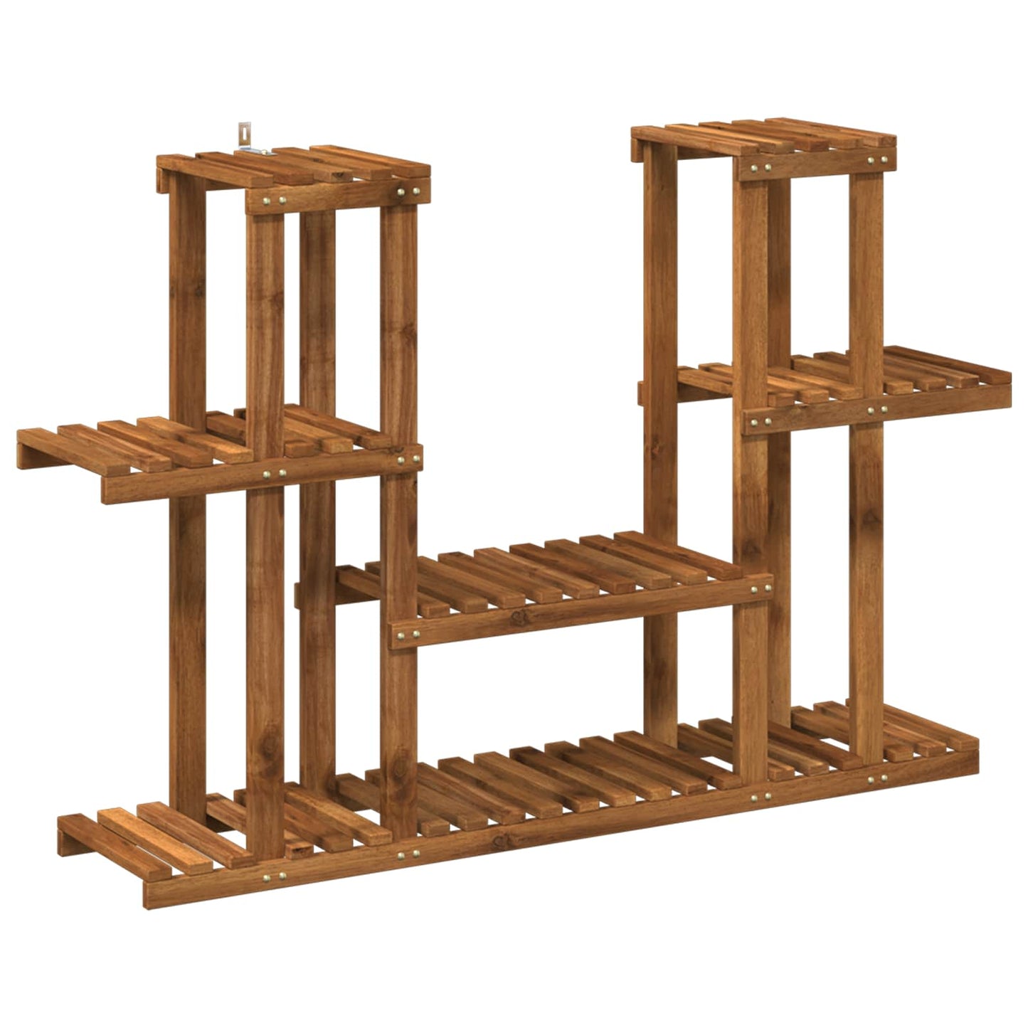 Planteholder Naturfarvet 123 x 25 x 78,5 cm Massivt Akacietræ