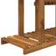 Planteholder Naturfarvet 123 x 25 x 114,5 cm Massivt Akacietræ